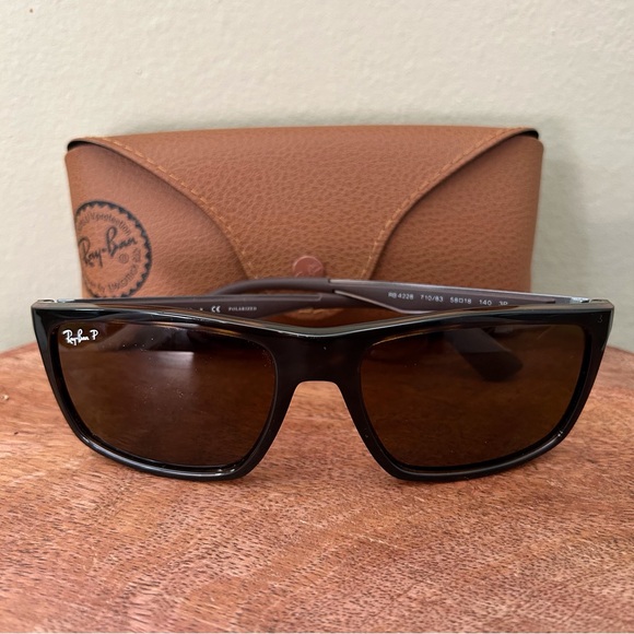 Ray-Ban Other - Ray Ban Mens RB4228 Polarized Havana Sunglasses